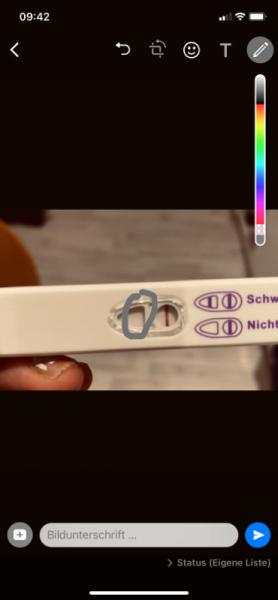 Bild zu Positiv oder Verdunstungslinie - Kinderwunsch - was tun, um schwanger zu werden?
