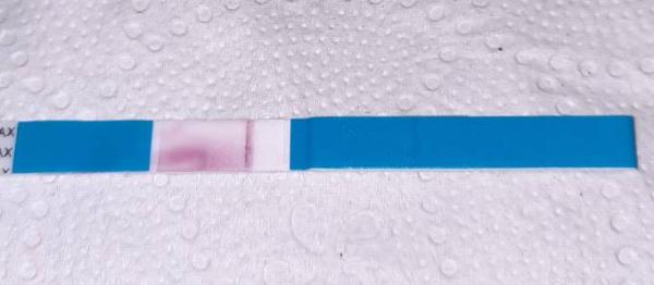 Bild zu Test ungültig? Verschwommen? - Kinderwunsch - was tun, um schwanger zu werden?