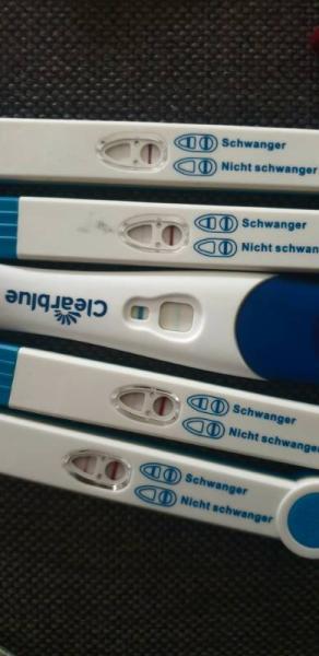 Bild zu So sieht ein positiver test aus - Kinderwunsch - was tun, um schwanger zu werden?