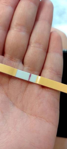 Bild zu Viola ss test Orange leicht positiv ? - Kinderwunsch - was tun, um schwanger zu werden?