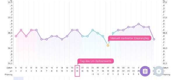 Bild zu Hilfe bei Auswertung: LH und BT passen nicht zusammen - Kinderwunsch - was tun, um schwanger zu werden?