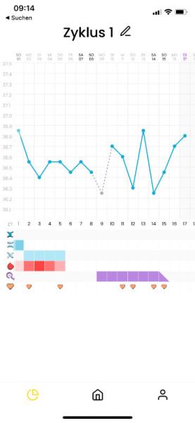 Bild zu Temperaturkurve: Ist da noch ein Eisprung möglich? - Kinderwunsch - was tun, um schwanger zu werden?