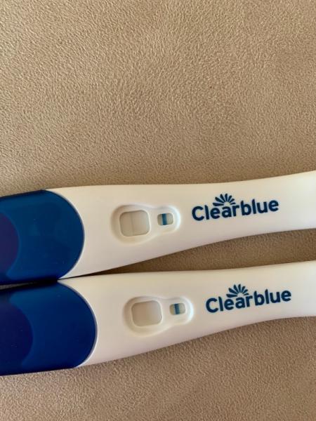 Bild zu Positiv oder Verdampfungslinie? Hilfeee😱 - Kinderwunsch - was tun, um schwanger zu werden?