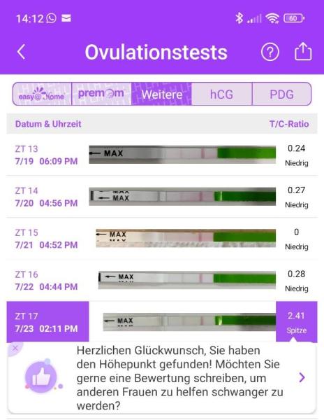 Bild zu Ovulationstest - Kinderwunsch - was tun, um schwanger zu werden?