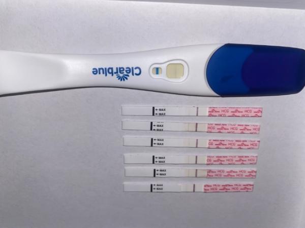 Bild zu Sst: Linie wird nicht stärker - Kinderwunsch - was tun, um schwanger zu werden?