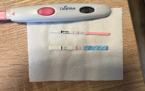 Bild zu Hilfe! Zt 9, 3 Ovu Test‘s positiv bei 30 Tage Zyklus - Kinderwunsch - was tun, um schwanger zu werden?