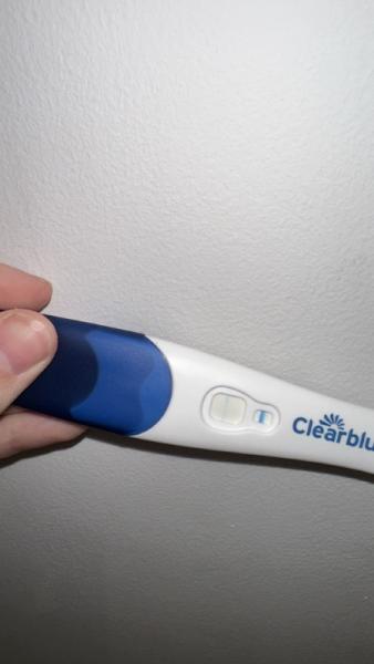 Bild zu Clearblue Frühtest positiv oder VL? - Kinderwunsch - was tun, um schwanger zu werden?