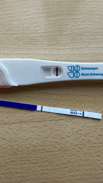 Bild zu Leicht positiver Test - Kinderwunsch - was tun, um schwanger zu werden?