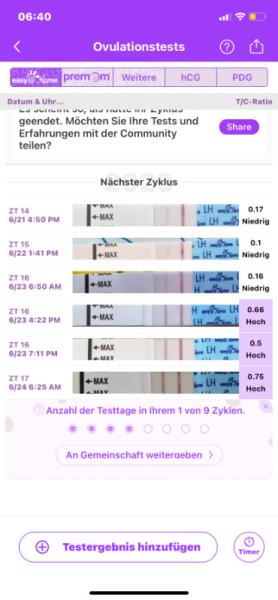 Bild zu Ovulationstest - Kinderwunsch - was tun, um schwanger zu werden?