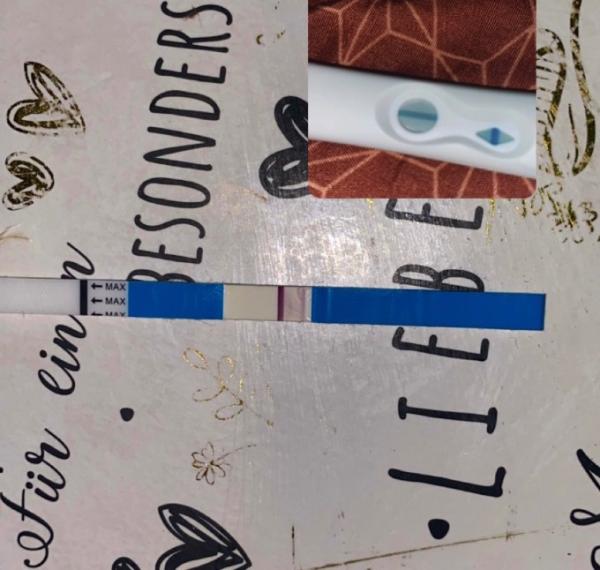 Bild zu Ist das positiv? - Kinderwunsch - was tun, um schwanger zu werden?