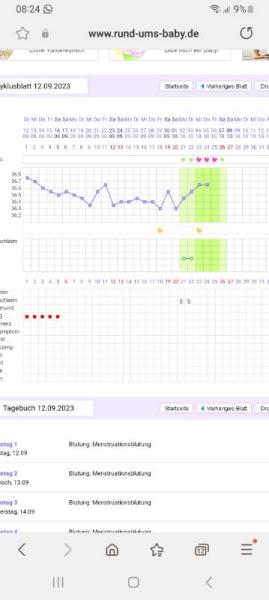 Bild zu Tempi Kurve..Eisprung ? - Kinderwunsch - was tun, um schwanger zu werden?