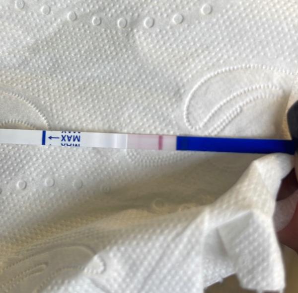Bild zu Positiver Test? - Kinderwunsch - was tun, um schwanger zu werden?