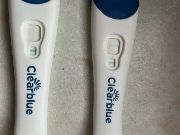 Bild zu Clearblue Verdunstlinie oder positiv? - Kinderwunsch - was tun, um schwanger zu werden?