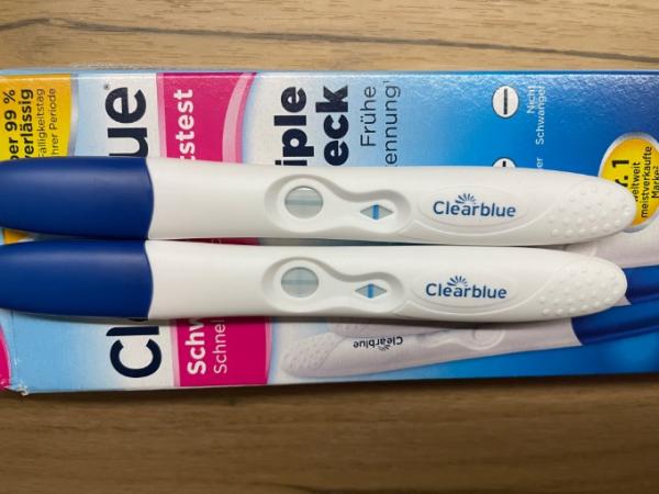Bild zu Clearblue Frühtest - Verdunstungslinie - Kinderwunsch - was tun, um schwanger zu werden?