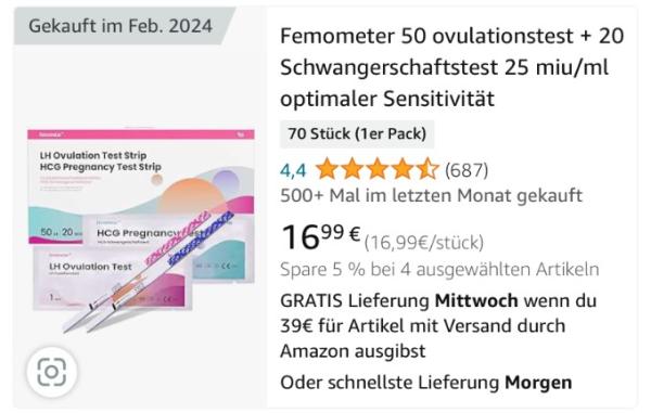 Bild zu Warnung falsch positive SST - Kinderwunsch - was tun, um schwanger zu werden?