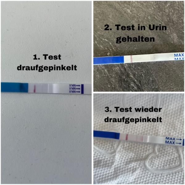 Bild zu Schwangerschaftstest - Kinderwunsch - was tun, um schwanger zu werden?