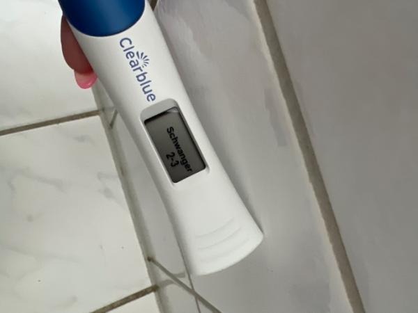 Bild zu Clearblue zeigt 2-3 bin aber noch vor NMT (3+6) - Kinderwunsch - was tun, um schwanger zu werden?