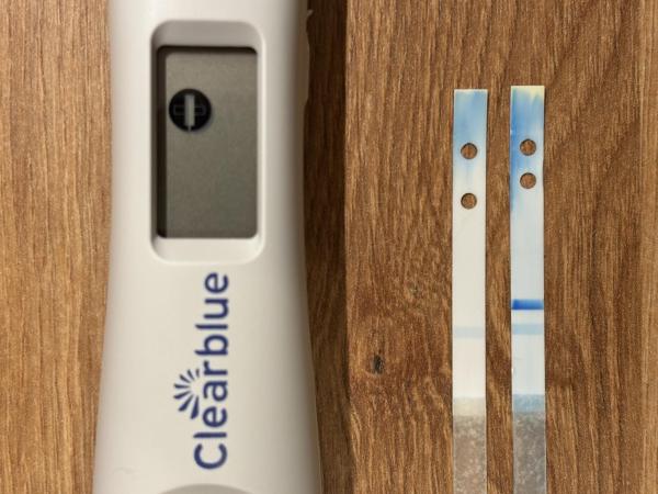 Bild zu CB Test auseinander gebaut - Kinderwunsch - was tun, um schwanger zu werden?