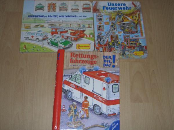 Bild zu 3 Bücher über Feuerwehr und andere Rettungsfahrzeuge - Sparforum - Forum rund ums Sparen