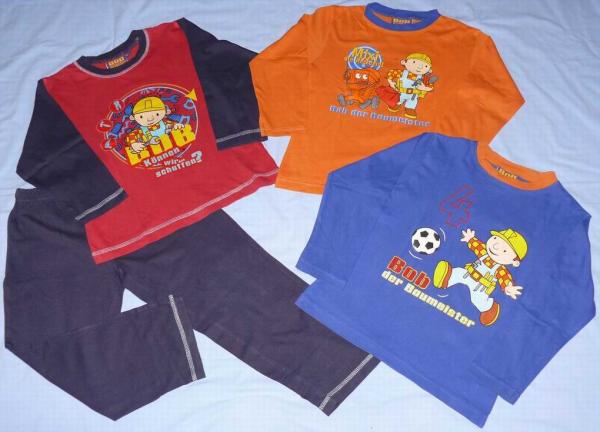 Bild zu 2 LA-Shirts und einen Schlafanzug  von Bob der Baumeister in 110/116 - Sparforum - Forum rund ums Sparen