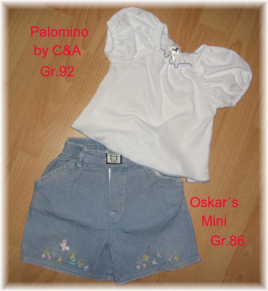 Bild zu C&A Oberteil und Oskars Mini Shorts in 86-92 abzugeben... - Sparforum - Forum rund ums Sparen