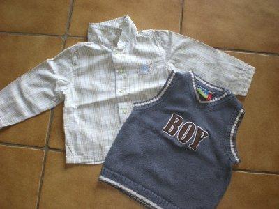 Bild zu verkaufe hemd+pullunder gr. 80 boys - Sparforum - Forum rund ums Sparen
