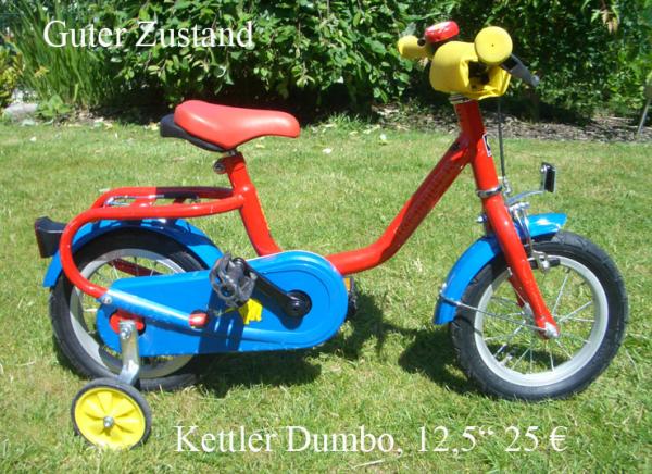 Bild zu Kettler Dumbo Fahrrad 12,5" in gutem Zustand abzugeben - Sparforum - Forum rund ums Sparen