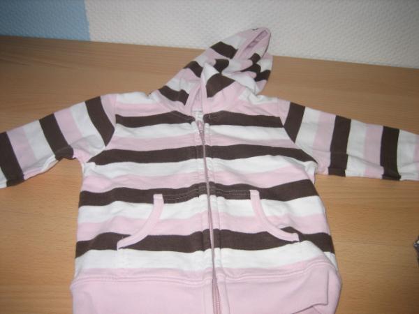 Bild zu H&M Sweatjacke, Gr.80, rosa/weiß/braun - Sparforum - Forum rund ums Sparen