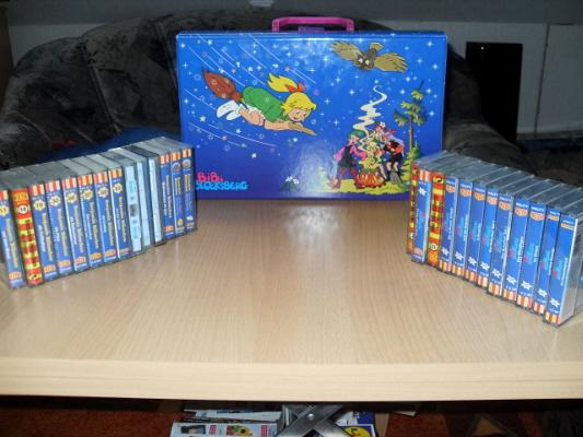 Bild zu Benjamin+Bibi Blocksberg Kasetten+Koffer abzugeben - Sparforum - Forum rund ums Sparen