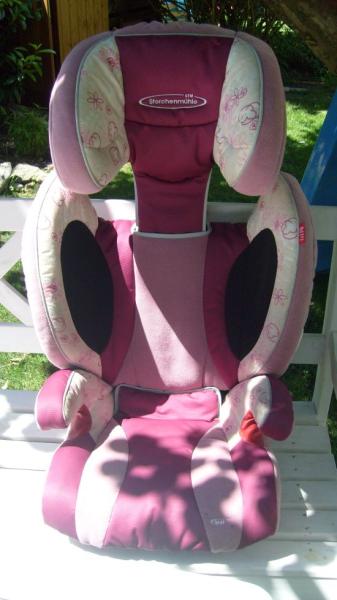 Bild zu Storchenmühle Autositz läuft heute aus Modell Pink Flower - Sparforum - Forum rund ums Sparen