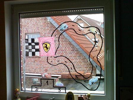 Bild zu Wir waren gestern kreativ...Cars Fensterbilder... - Sparforum - Forum rund ums Sparen