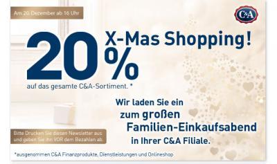 Bild zu 20% bei C&A beim shopping - Sparforum - Forum rund ums Sparen