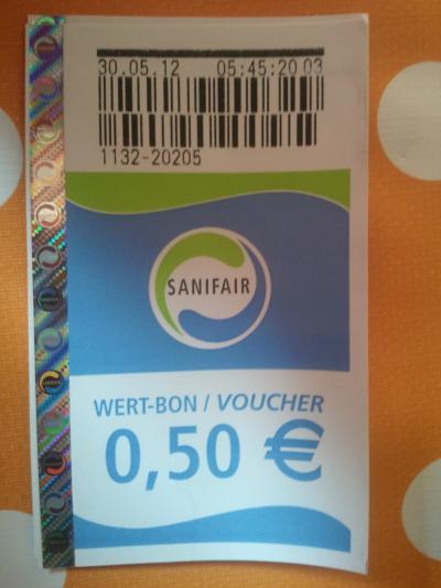 Bild zu Hab hier noch 2 so Tankstellen Wert-Bons/Voucher von Sanifair - Wer will? BILD - Sparforum - Forum rund ums Sparen