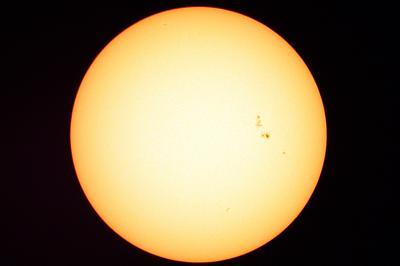 Bild zu Erste (selbstgemachte) Sonnenbilder von heute - Aktuelles