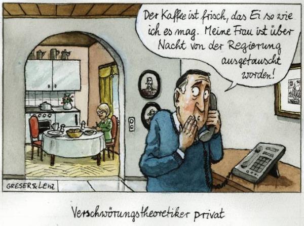 Bild zu Zum Thema Verschwörungstheorien/-theoretiker - Aktuelles