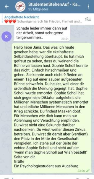 Bild zu In Anlehnung an den Jana Threat: Die Antwort - Aktuelles