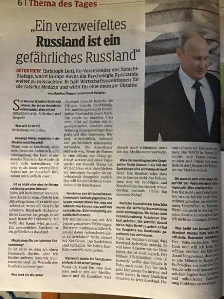 Bild zu Nochmal Ukraine Krise/Kriegsangst Teil 1 - Aktuelles