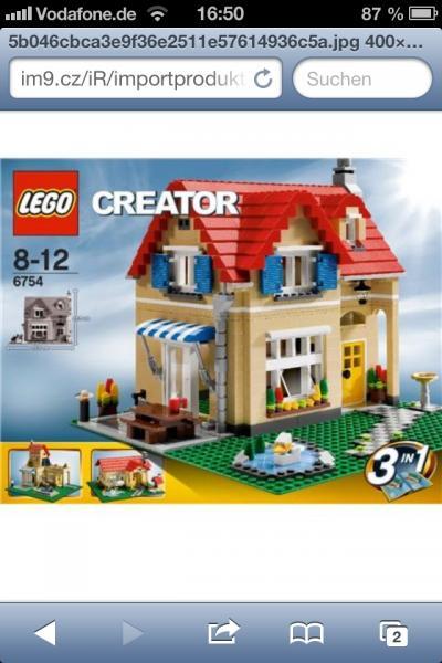 Bild zu Lego 6754 Creator Einfamilienhaus 3 in 1 große Villa - Weihnachten