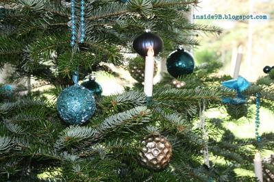 Bild zu Unser türkis/goldener Baum ist fertig! - Weihnachten