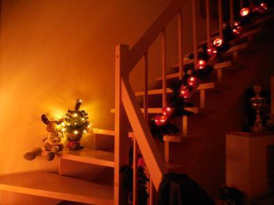 Bild zu Meine Deko Treppe - Weihnachten