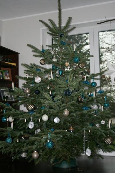 Bild zu Unser Baum in blau/creme - Weihnachten