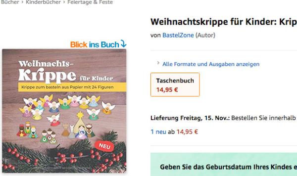 Bild zu Schöne Weihnachts Bastelidee für Kinder - Weihnachten
