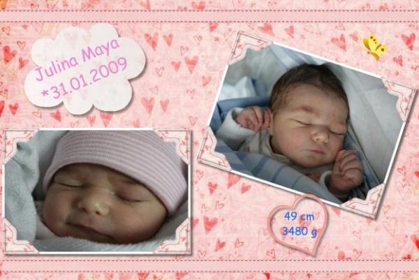 Bild zu Julina - erste Bilder :o) - Forum für Januar - Mamis