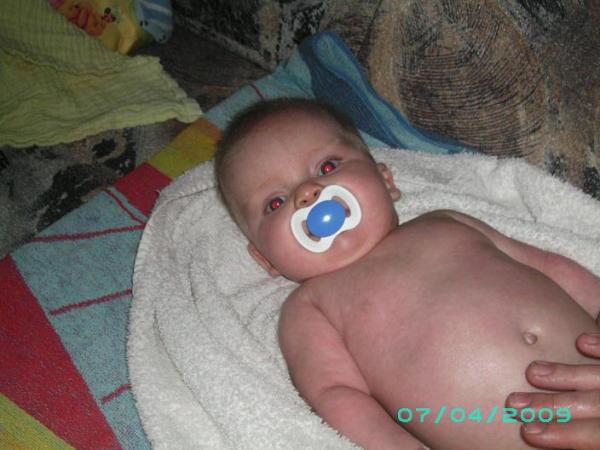Bild zu so frisch gebadet und massiert und.... - Forum für Januar - Mamis