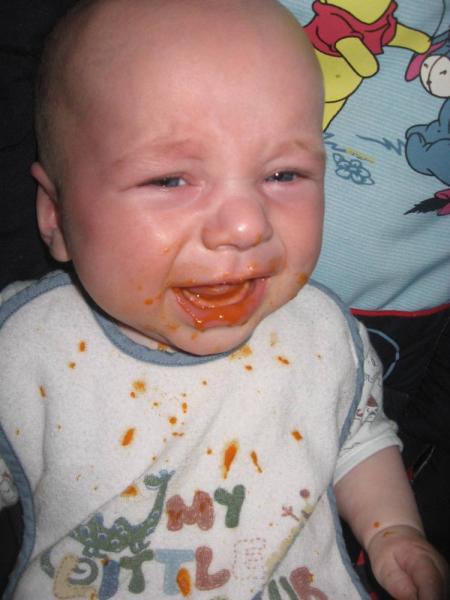 Bild zu Ich glaube Justus ist noch nicht bereit für brei :o) - Forum für Januar - Mamis