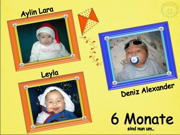 Bild zu mal meine 3 alle im gleichen alter - Forum für Januar - Mamis