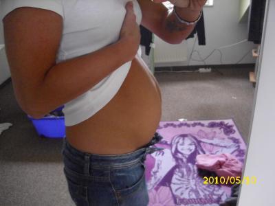 Bild zu Schaut mal wie mein Bauch schon aussieht..... - Forum für Januar - Mamis