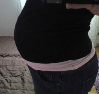 Bild zu Bauchbild (auch für Maja:-) - Forum für Januar - Mamis