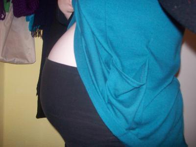 Bild zu So jetzt auch mal ein Bauchbild von mir.... - Forum für Januar - Mamis