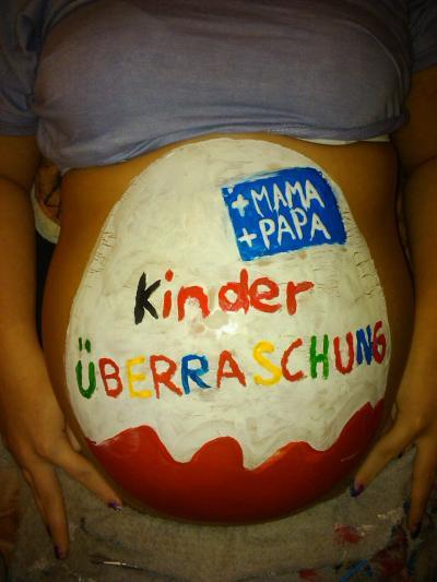 Bild zu bauchi angemalt - Forum für Januar - Mamis